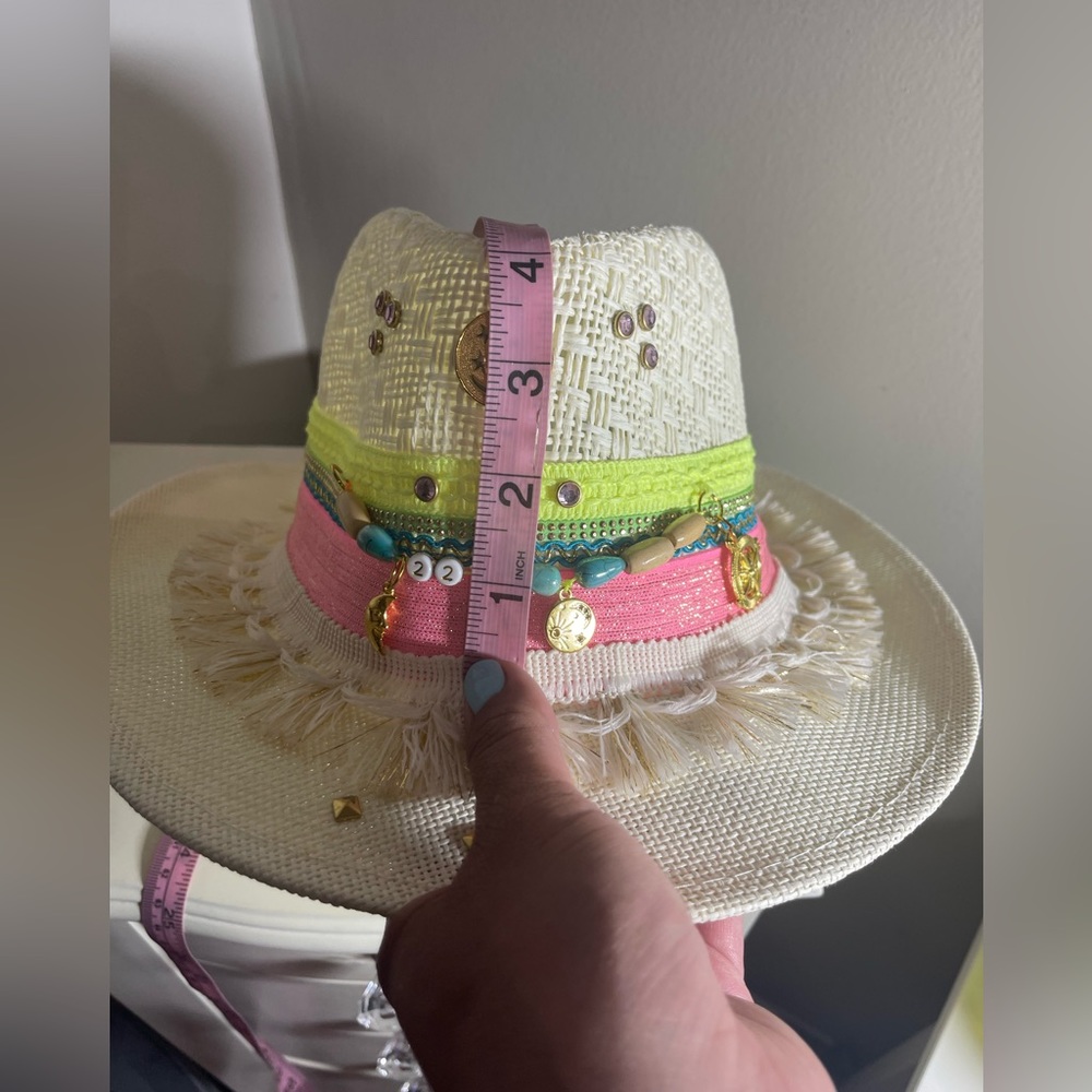 Brand new Hand Made Paper Hat - Picture 8 of 12